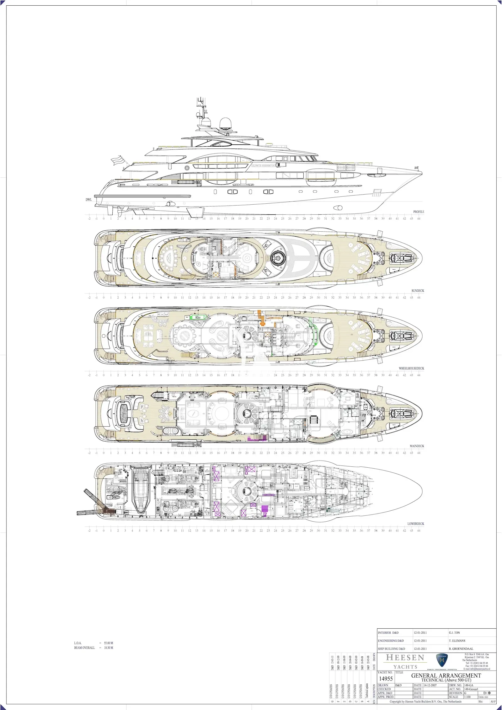 AFTER YOU, charter deck plans