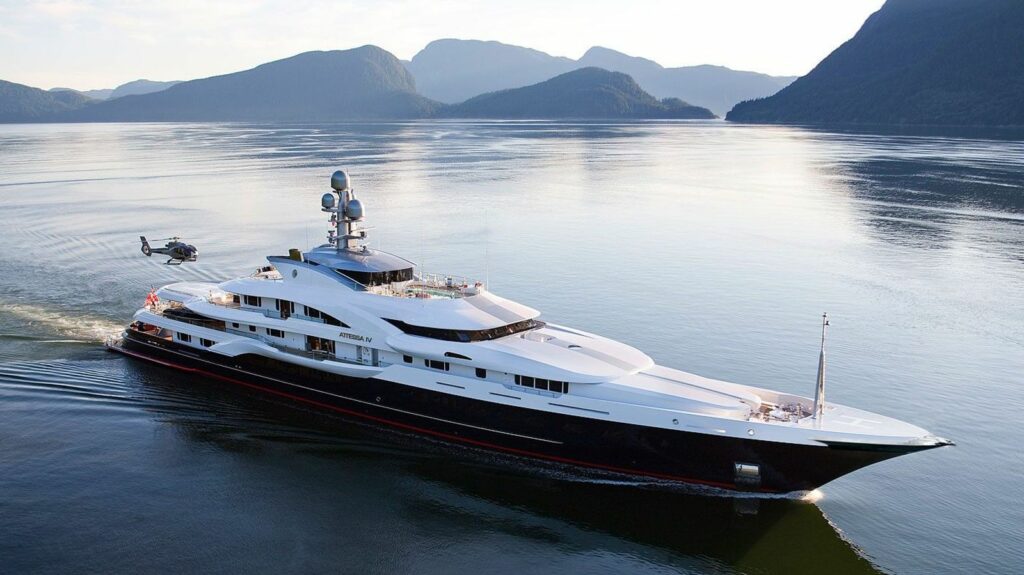 ATESSA IV, 100m megayacht, Evergreen